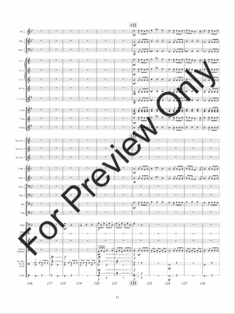 Twilight Dances (Score) Concert Band scores gallery preview page 14