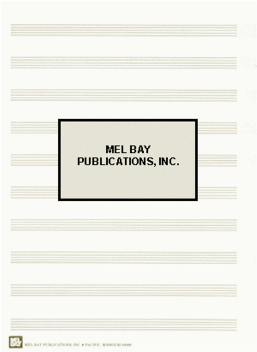 Deluxe Spiral Manuscript Book Staff Paper scores gallery preview page 3