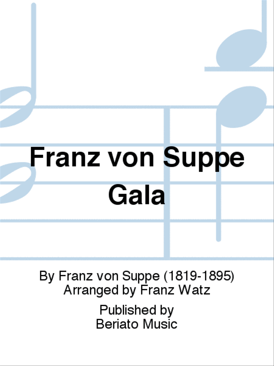 Franz von Suppé Gala Concert Band scores gallery preview page 1