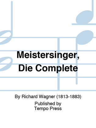 Book cover for Meistersinger, Die Complete