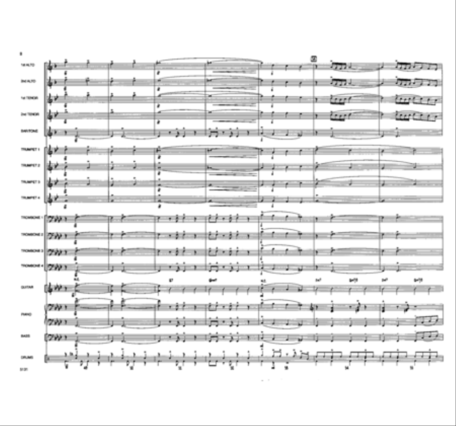 Vertigo Vertigo Jazz Ensemble scores gallery preview page 9