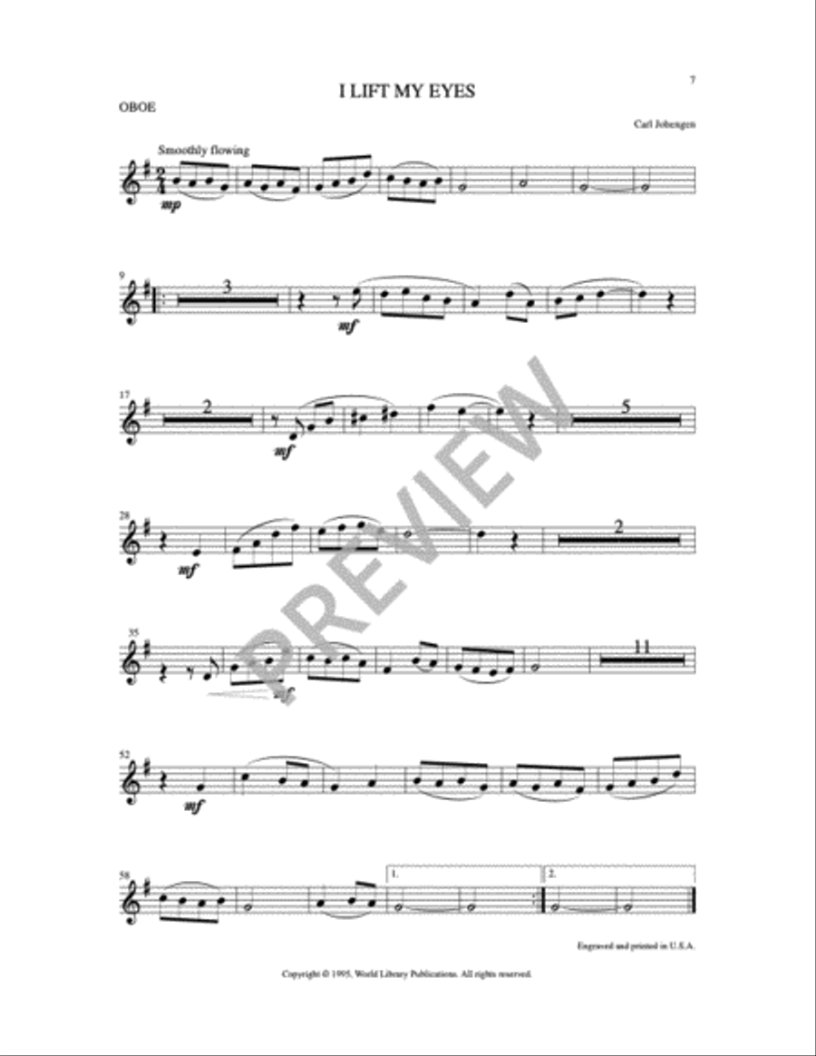 I Lift My Eyes I Lift My Eyes Choir scores gallery preview page 8