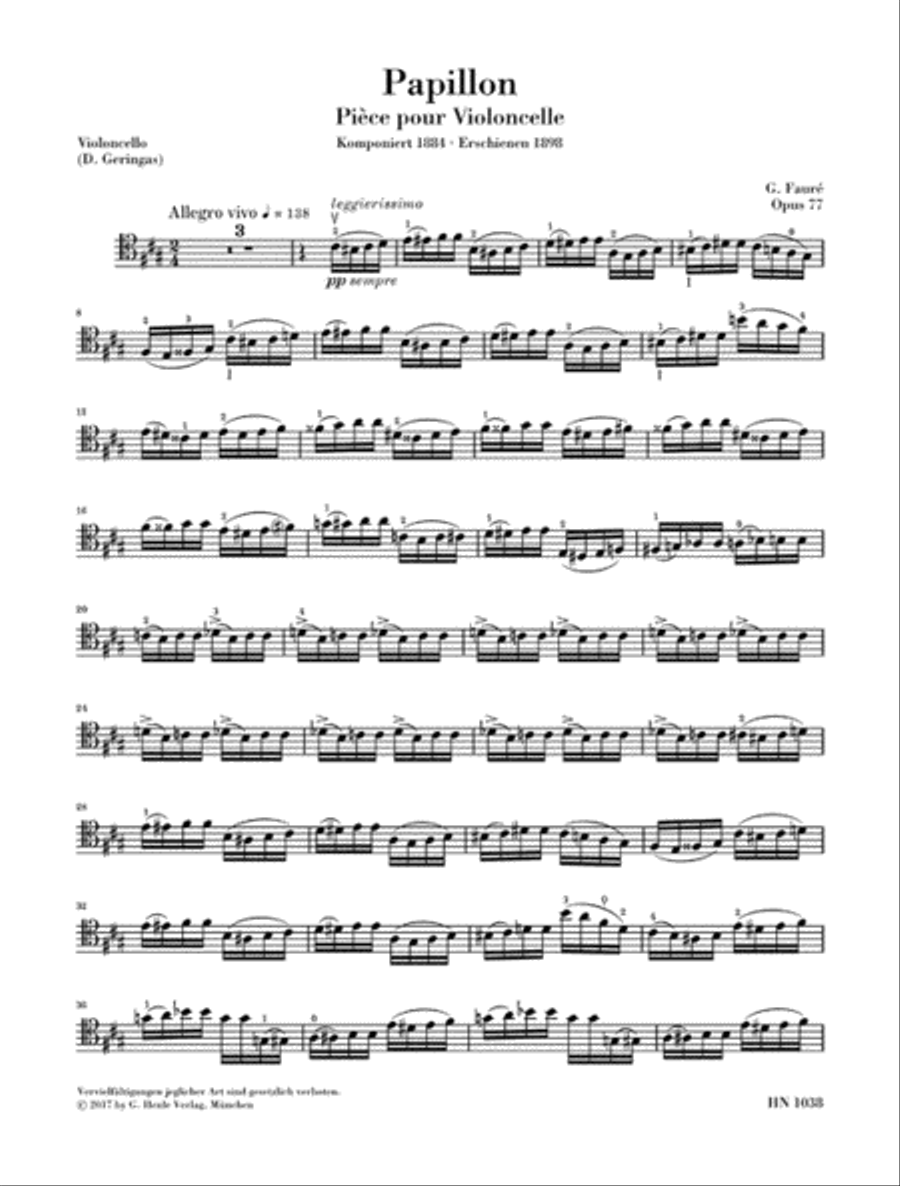 Papillon, Op. 77 Papillon, Op. 77 Piano Accompaniment scores gallery preview page 3