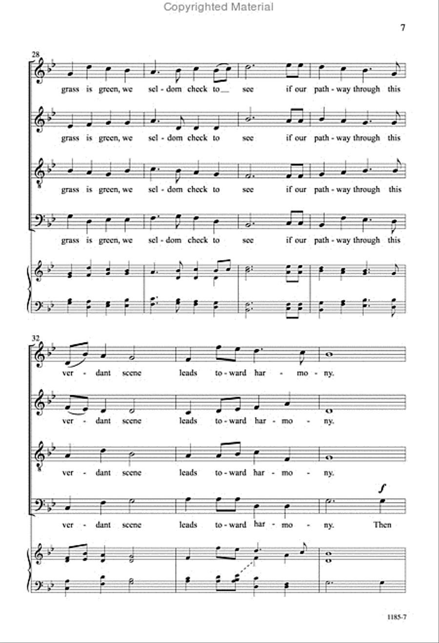 Big Sky - SATB Octavo Big Sky - SATB Octavo 4-Part scores gallery preview page 7