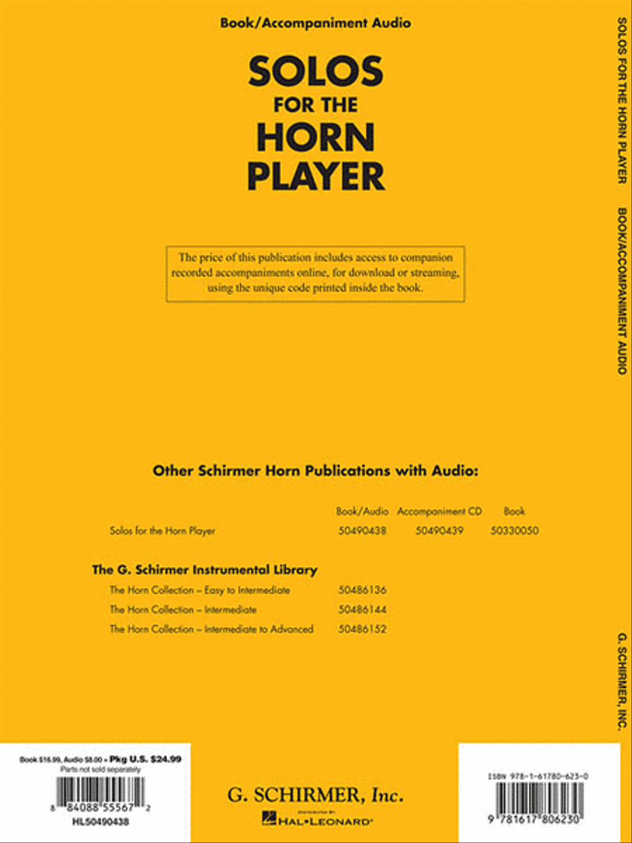 Solos for the Horn Player Piano Accompaniment scores gallery preview page 2