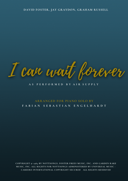 I Can Wait Forever