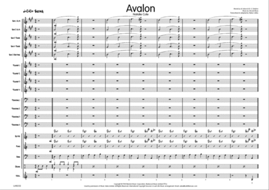 Avalon Avalon Big Band scores gallery preview page 2