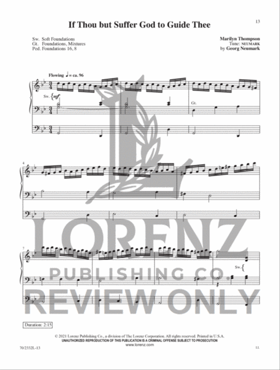 Like a River Glorious Organ Solo scores gallery preview page 9