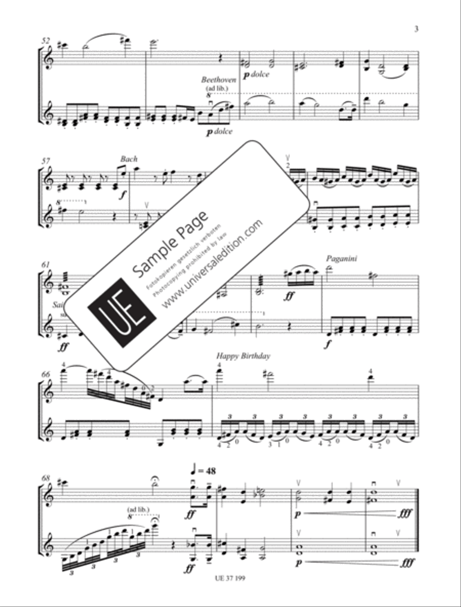 The Soloist's Ultimate Happy Birthday Chamber Music scores gallery preview page 4