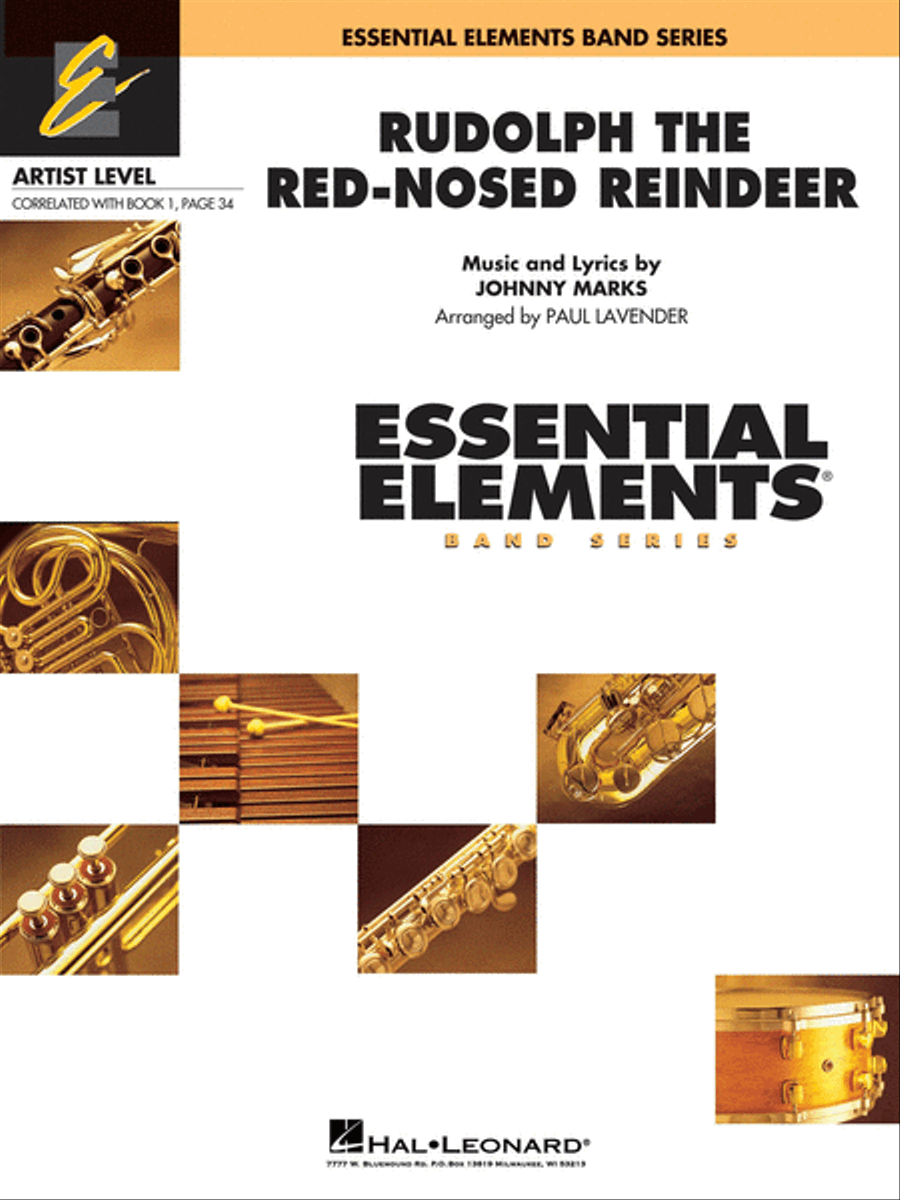 Rudolph, the Red-Nosed Reindeer Concert Band scores gallery preview page 1
