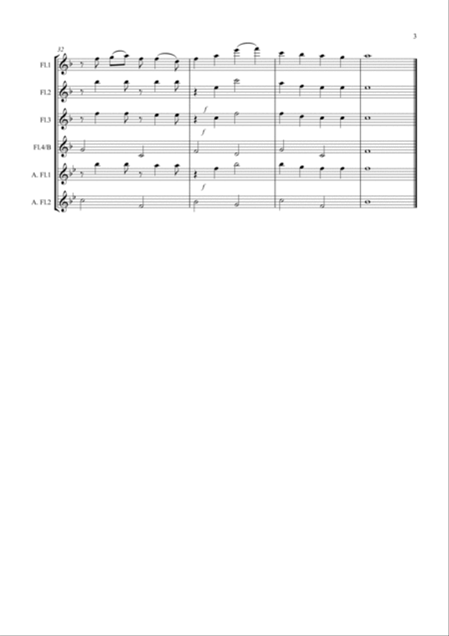 Blue Moon Blue Moon Flute Solo scores gallery preview page 3