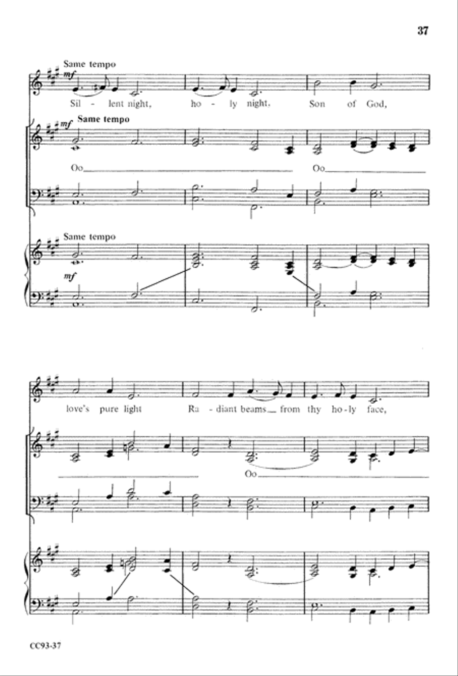 Jesus Is Born 4-Part scores gallery preview page 39
