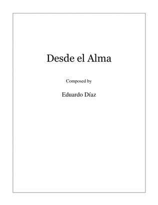 Book cover for Desde el Alma