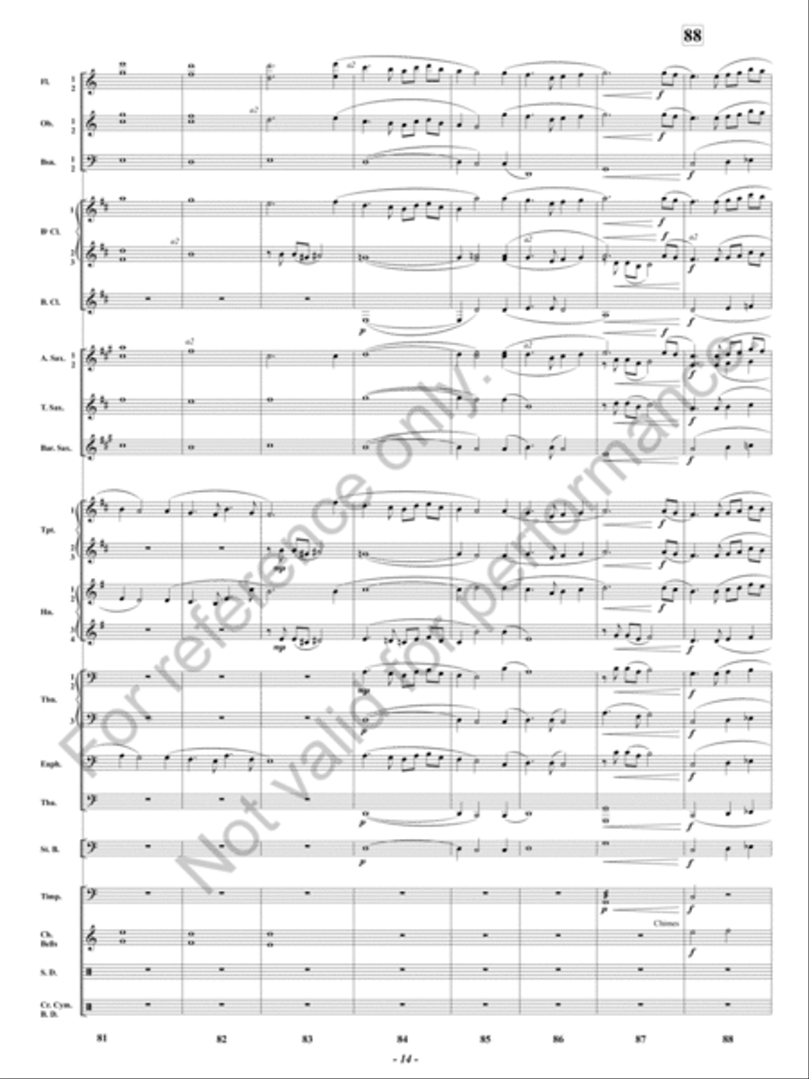 To Those Who Dream Concert Band scores gallery preview page 15