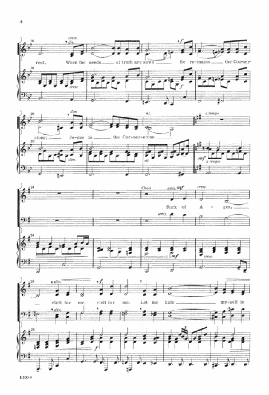 Cornerstone Cornerstone 4-Part scores gallery preview page 3