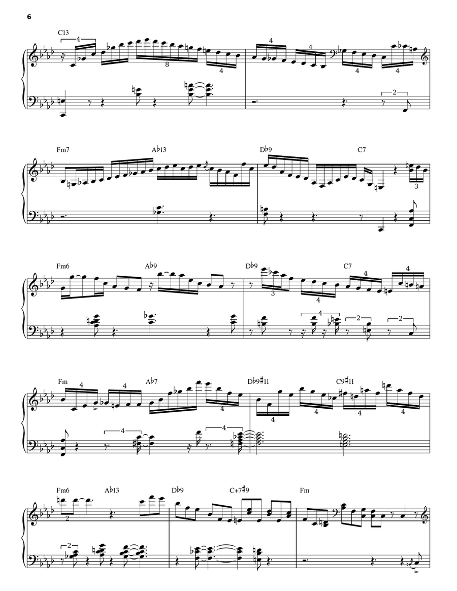 Tin Tin Deo Piano, Vocal scores gallery preview page 6