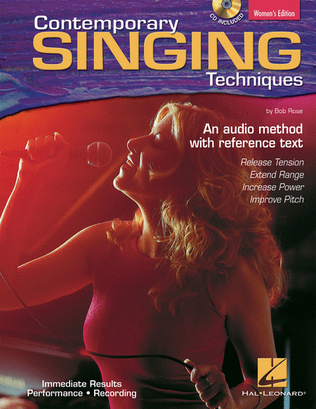 Book cover for Contemporary Singing Techniques - Women's Edition