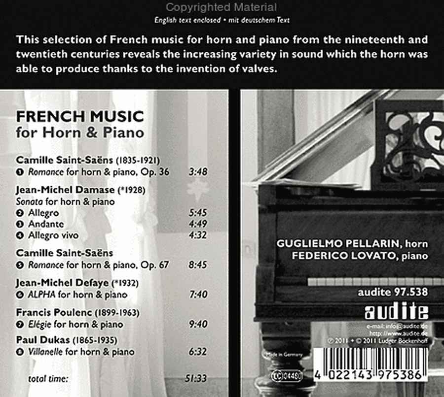 French Music for Horn & Piano