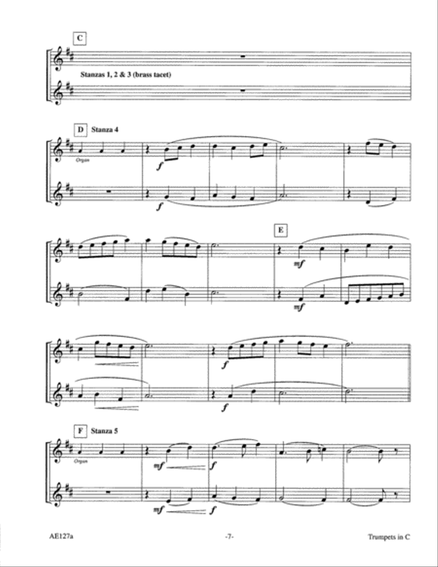 The Strife is O'er Choir scores gallery preview page 6