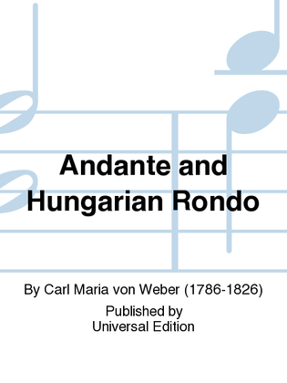 Book cover for Andante And Hungarian Rondo