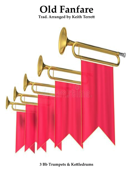 Old Cavalry Fanfare for 3 Bb Trumpets & Kettledrums image number null