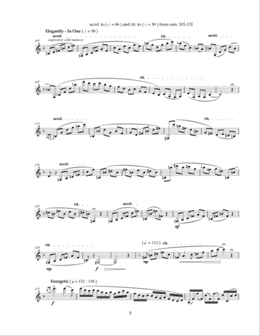 Claramericana - An American Rhapsody for Clarinet Clarinet Solo scores gallery preview page 5