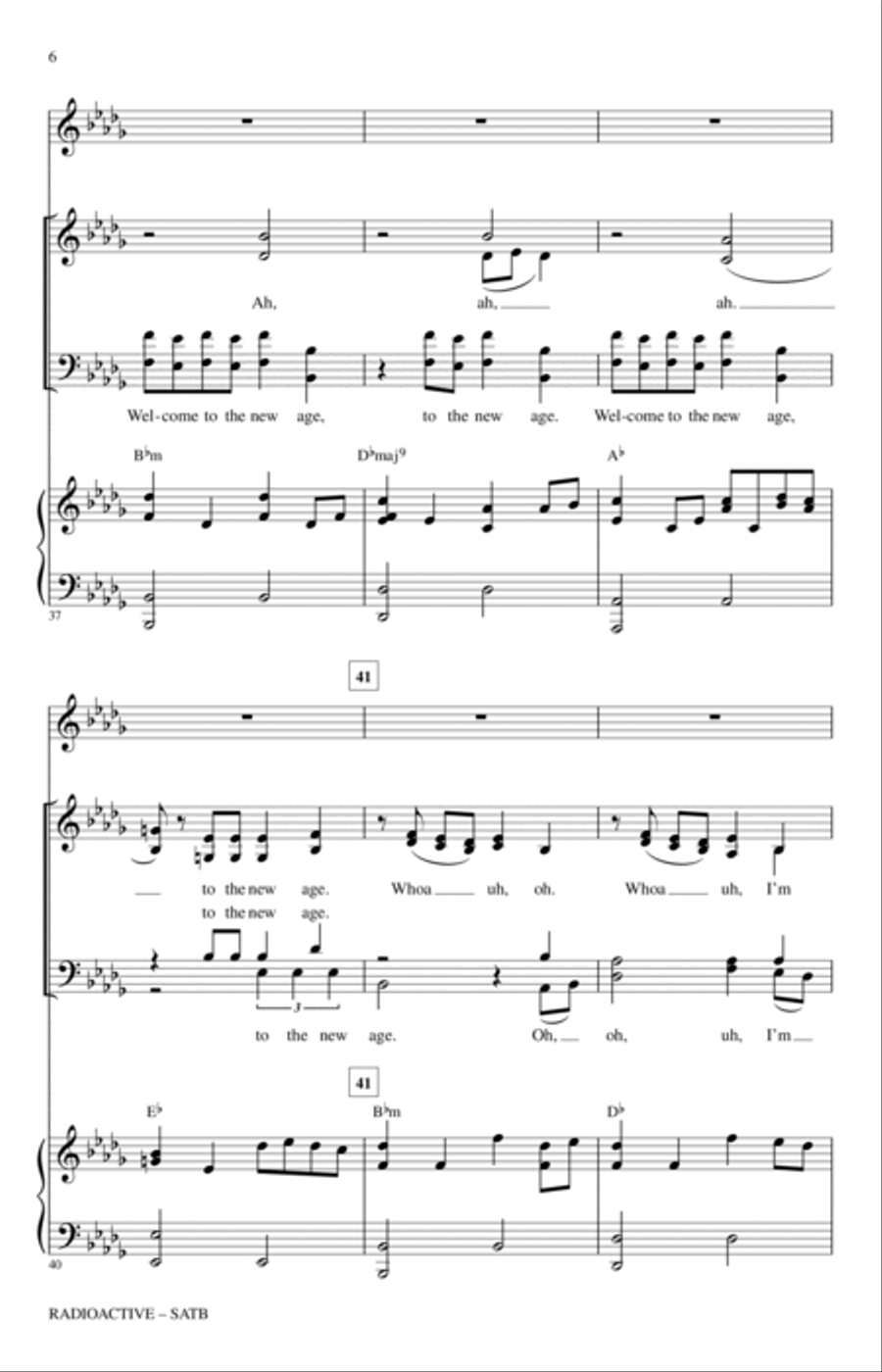 Radioactive 4-Part scores gallery preview page 5