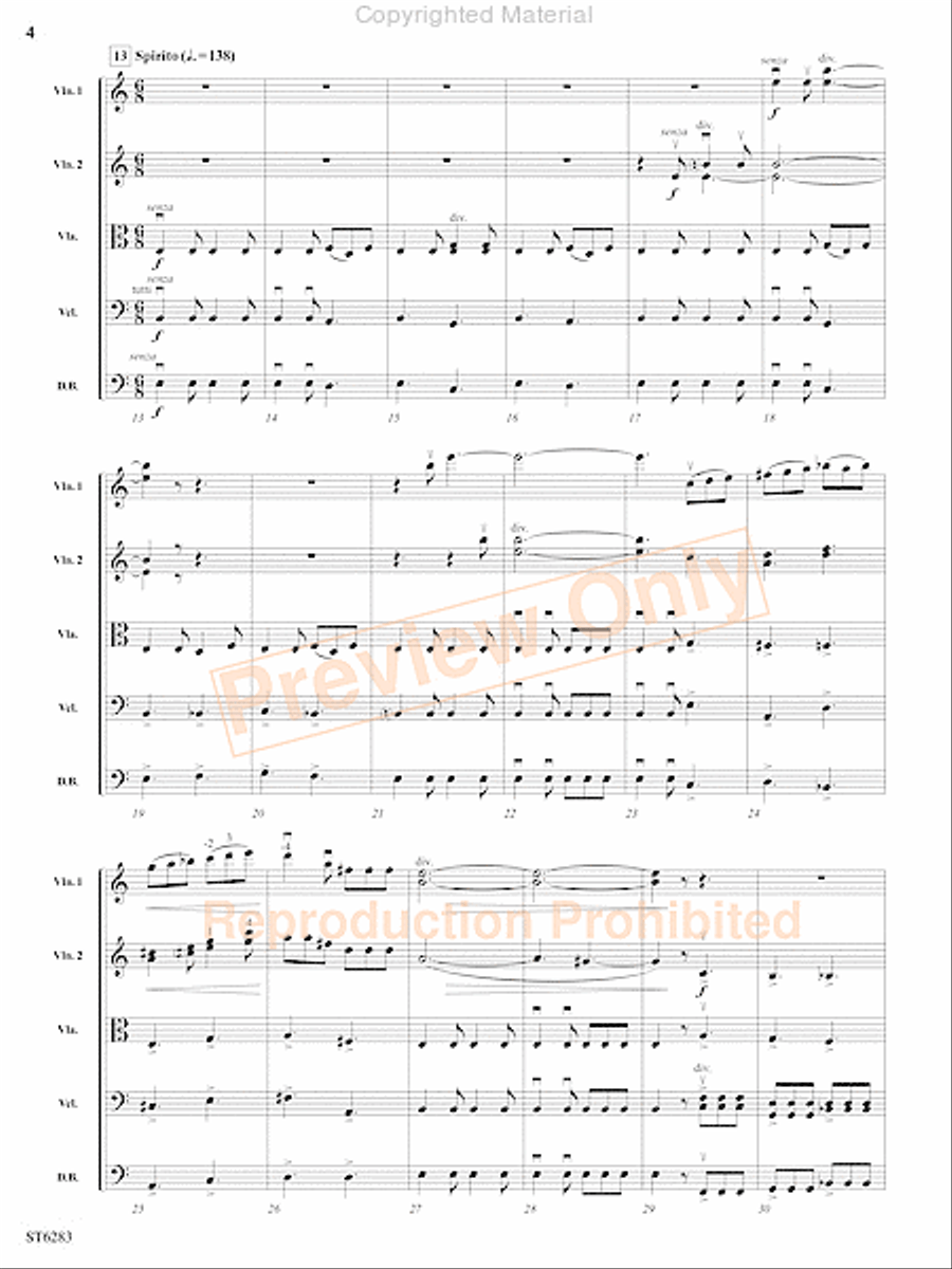 Orion and the Scorpion String Orchestra scores gallery preview page 5