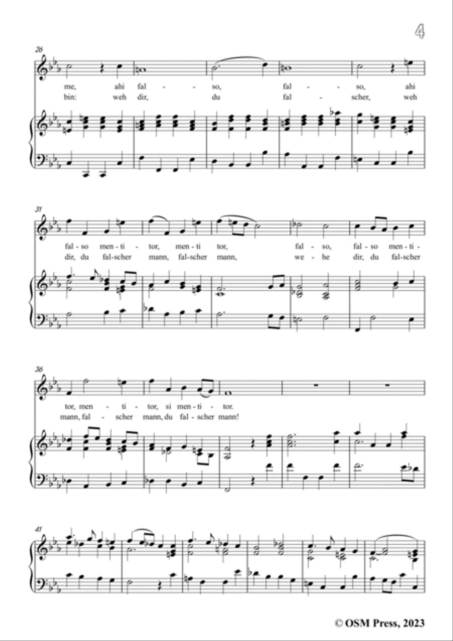 Caldara-Io crudele?(Cantata),in E flat Major Voice scores gallery preview page 5