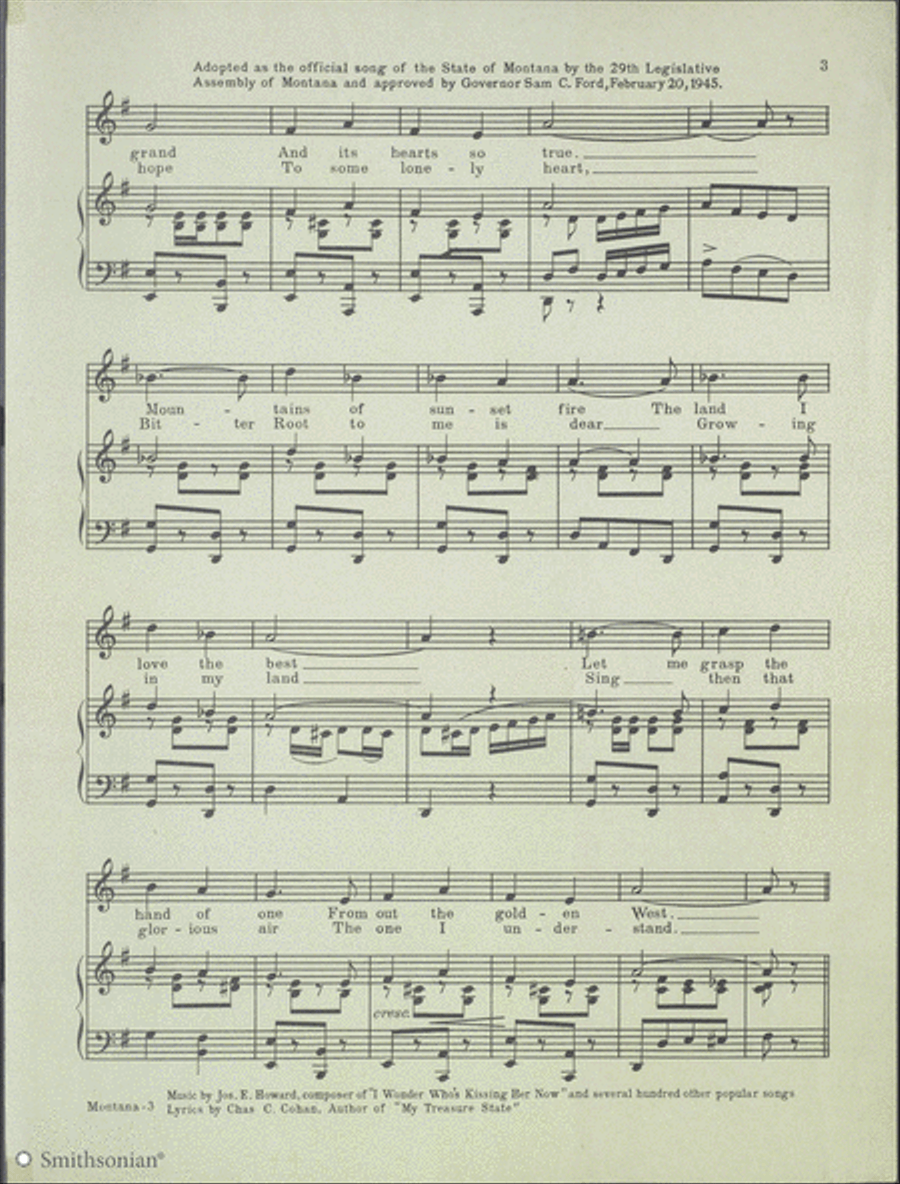 Montana Piano, Vocal scores gallery preview page 3