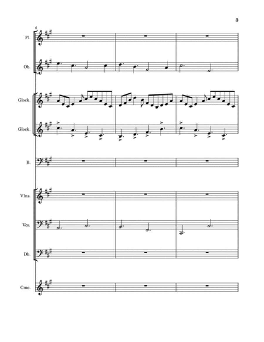 Sunstone Mountains - Score Only Large Ensemble scores gallery preview page 3