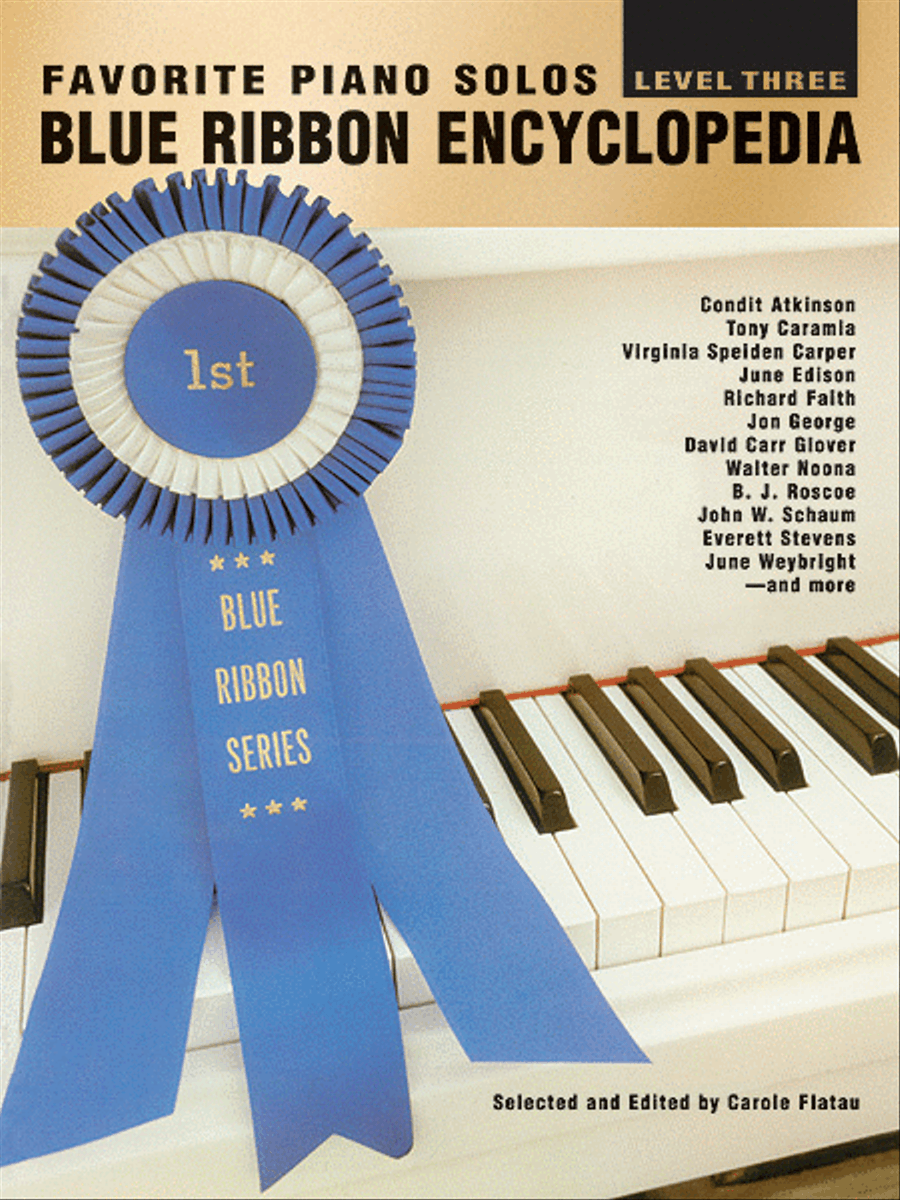 Blue Ribbon Encyclopedia Favorite Piano Solos Piano Solo scores gallery preview page 1