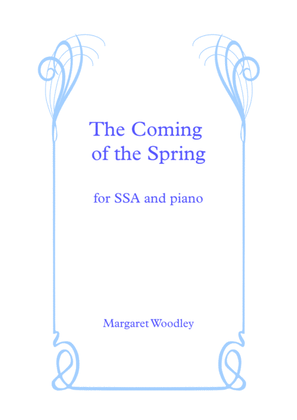 Book cover for The Coming of the Spring (SSA & Piano)