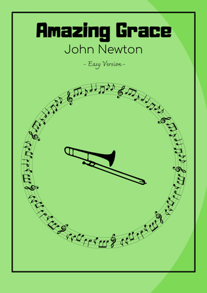 Book cover for Amazing Grace - Easy Version Trombone