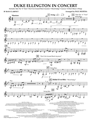 Duke Ellington in Concert - Bb Bass Clarinet