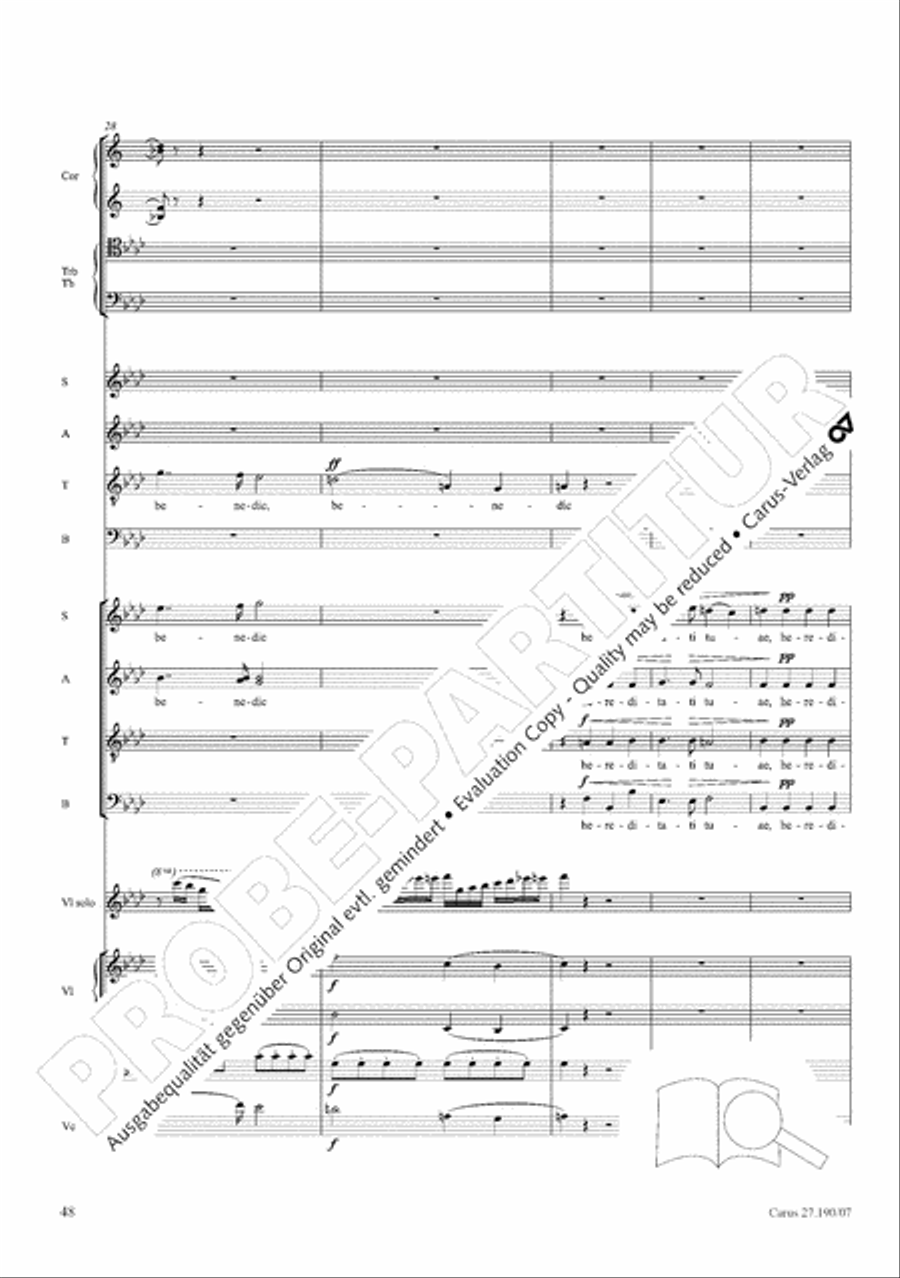 Te Deum 4-Part scores gallery preview page 56