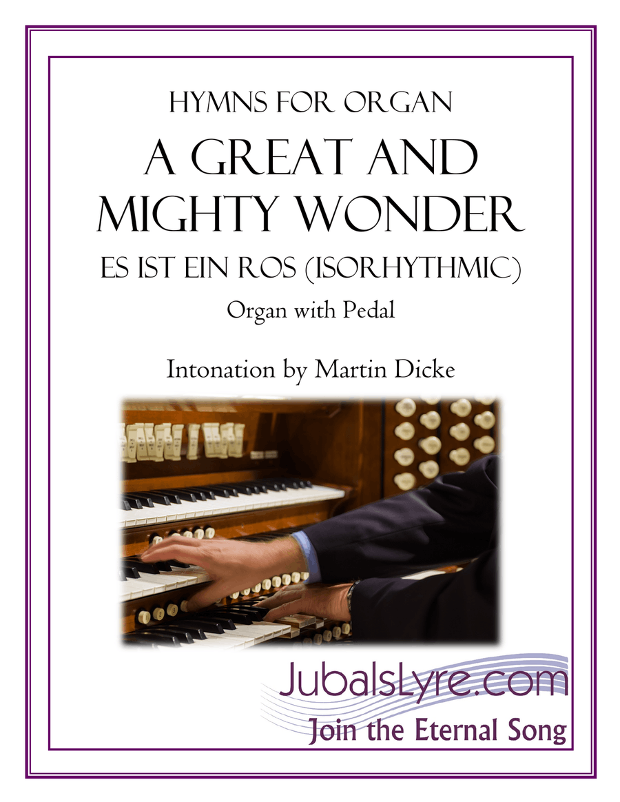 A Great and Mighty Wonder (Hymns for Organ) Organ Solo scores gallery preview page 1