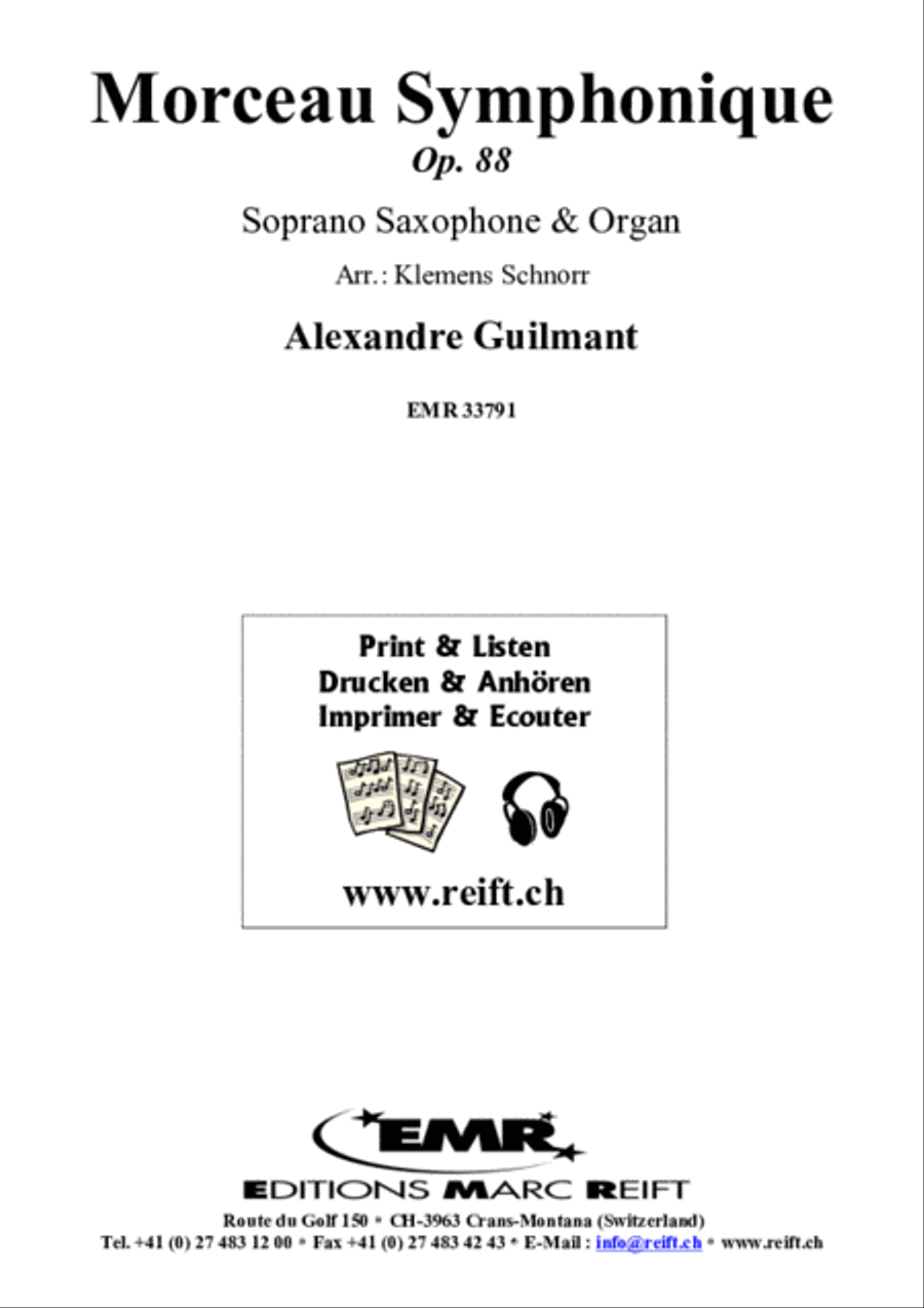 Morceau Symphonique Soprano Saxophone scores gallery preview page 2