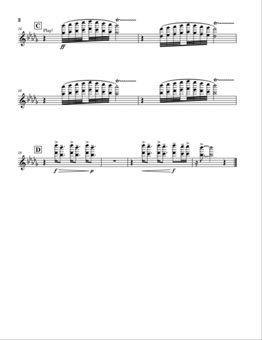Umbrella Umbrella Marching Band scores gallery preview page 5