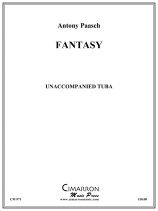 Book cover for Fantasy for Solo Tuba