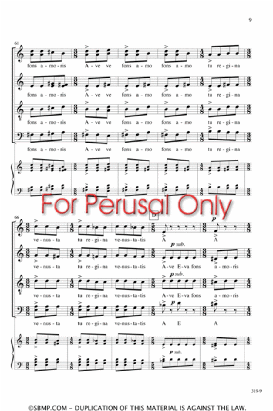 Rytmus - SATB Octavo 4-Part scores gallery preview page 8