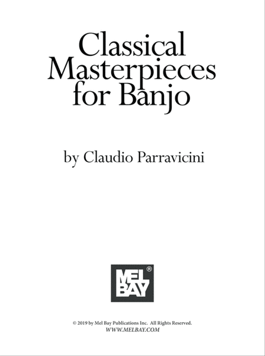 Classical Masterpieces for Banjo