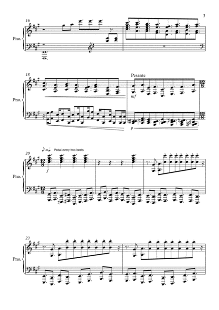 The Madman's Dance Piano Method scores gallery preview page 3