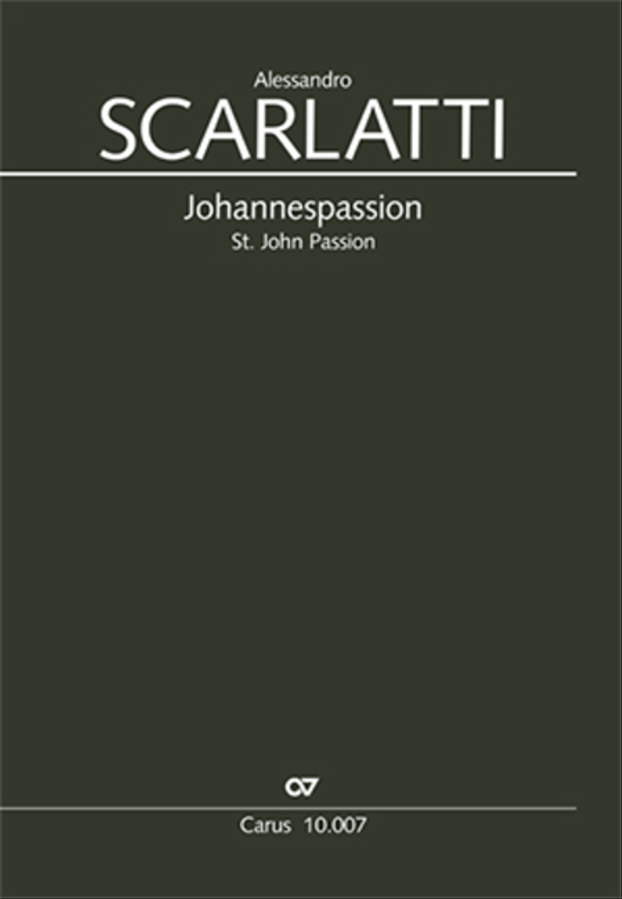 St. John Passion (Johannes-Passion) TB scores gallery preview page 1