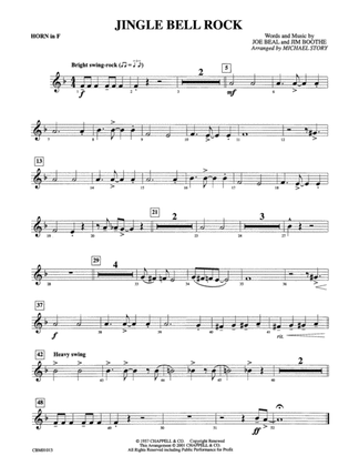Jingle Bell Rock: 1st F Horn
