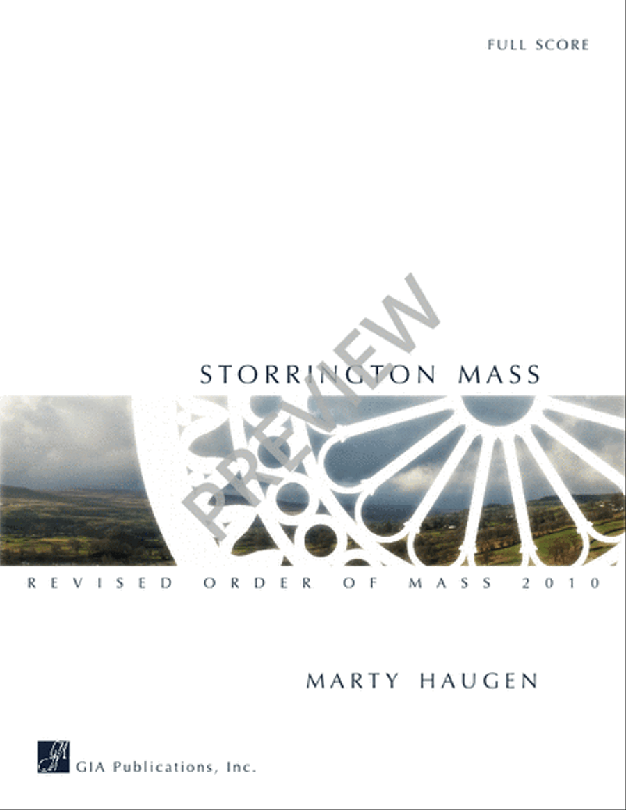 Storrington Mass (Full Score) 4-Part scores gallery preview page 2