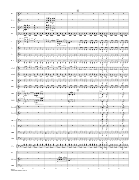 Excerpts from The Rite of Spring - Conductor Score (Full Score)