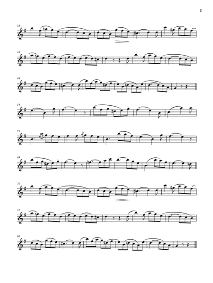 Troubadour (from Six pièces faciles) (Grade 5 List A3 from the ABRSM Clarinet syllabus from 2022) Clarinet Solo scores gallery preview page 2