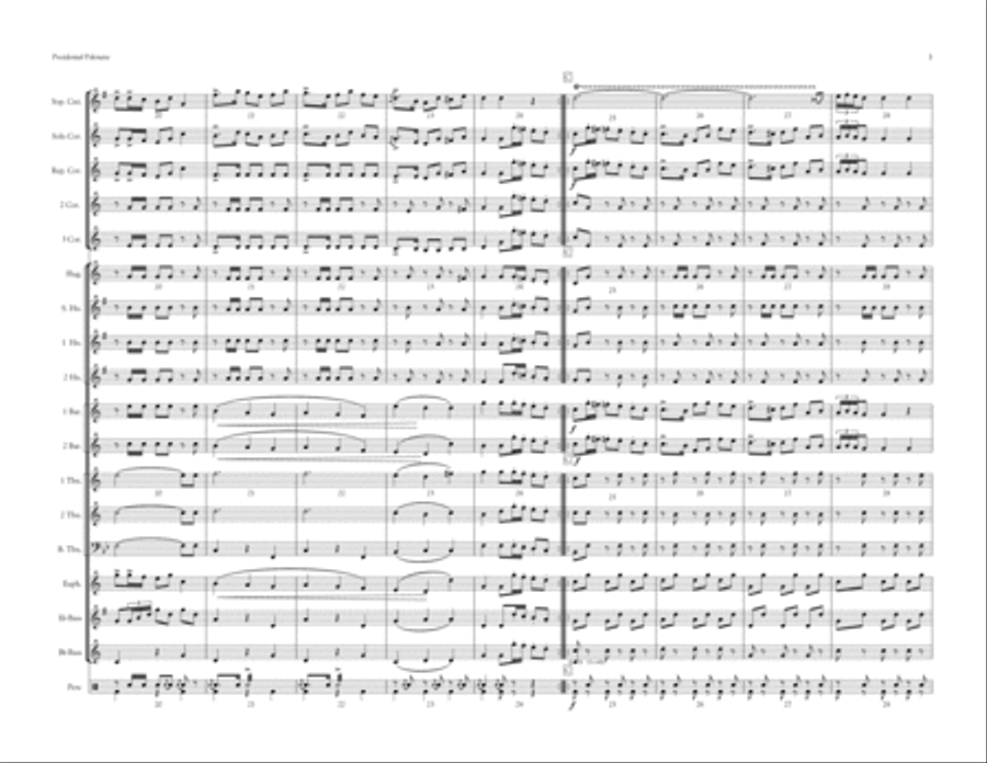 Presidential Polonaise - Brass Band Edition image number null