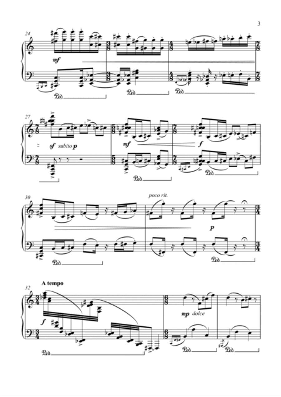 Incognito for Solo Piano Piano Solo scores gallery preview page 3